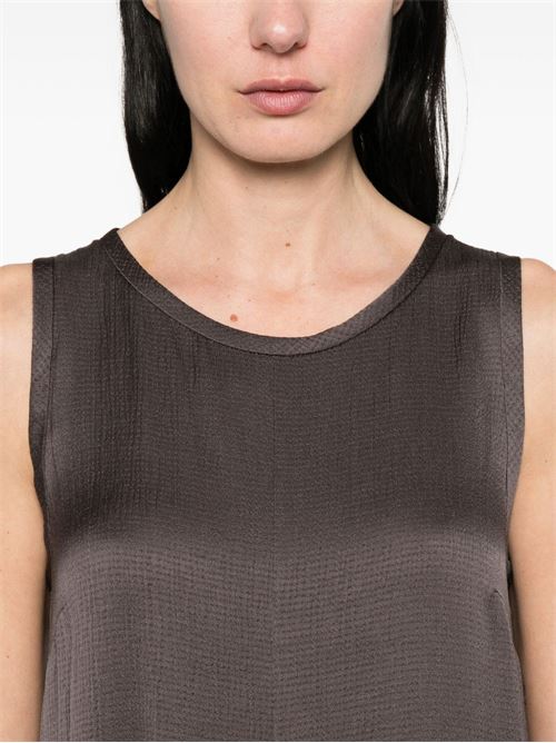 Abito donna Emme Marella lungo smanicato chocolat EMME Marella | UGUALE003